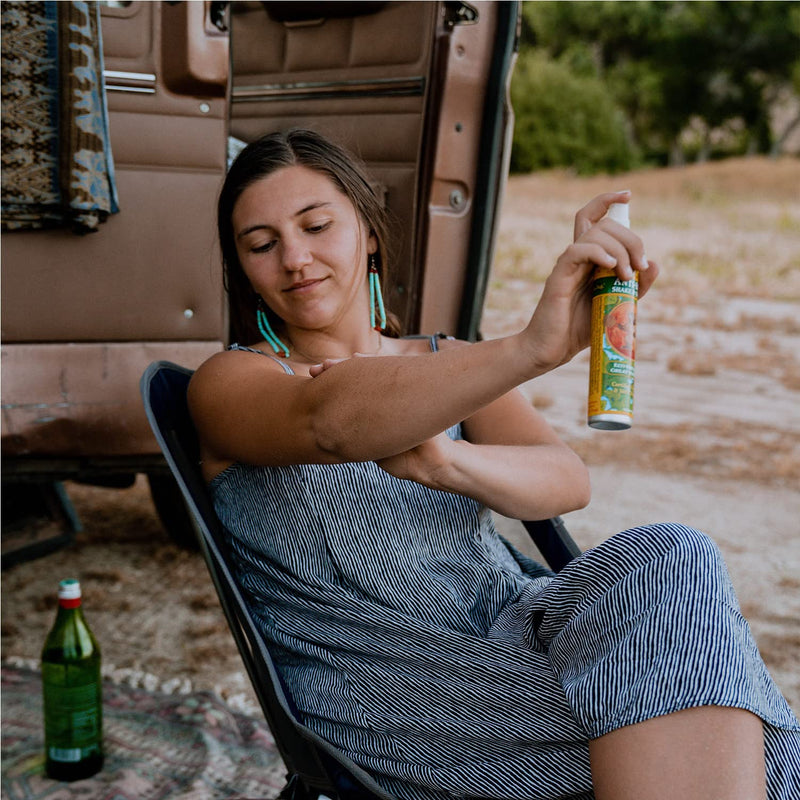 Badger - Anti-Bug Shake & Spray, DEET-Free Natural Bug Spray, Eco-Friendly, Certified Organic Mosquito Spray, Great for Kids, Insect Repellent, 4 Fl Oz - BeesActive Australia