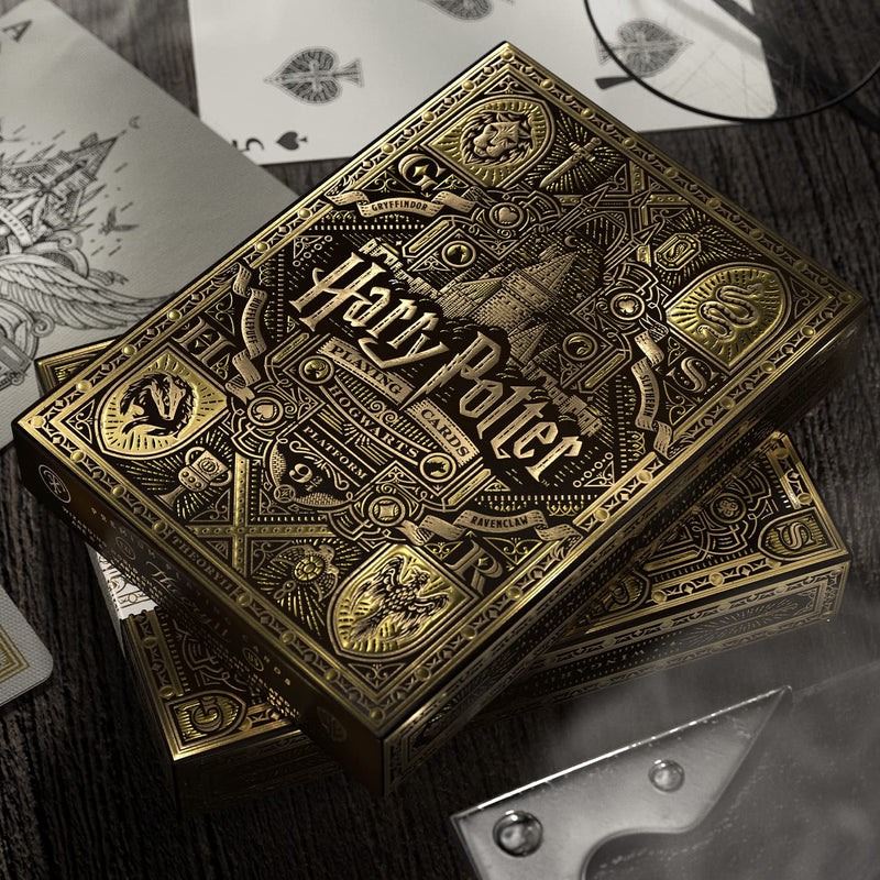 theory11 Harry Potter Playing Cards - Yellow (Hufflepuff) - BeesActive Australia