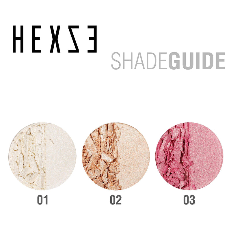 HEXZE Face HighlightersLuminizers Highlighter powder Translucent Setting Powder High Definition Powder for All Skin Types and Skin Tones #01 TRANSLUCENT - BeesActive Australia