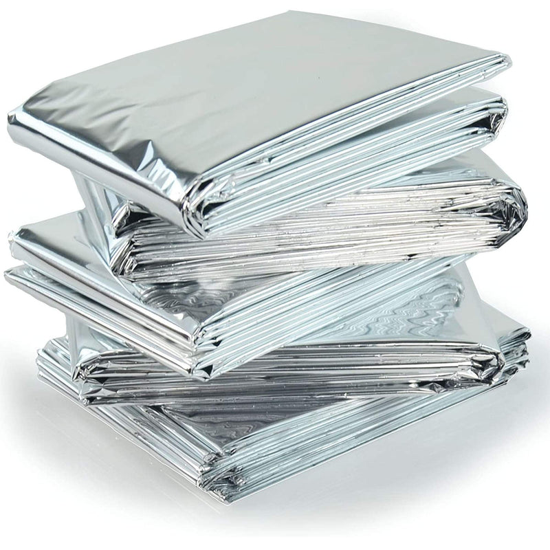 JFA Medical 5 x Individually Packaged Emergency Foil Survival Blankets - reflective to maintain body heat - BeesActive Australia
