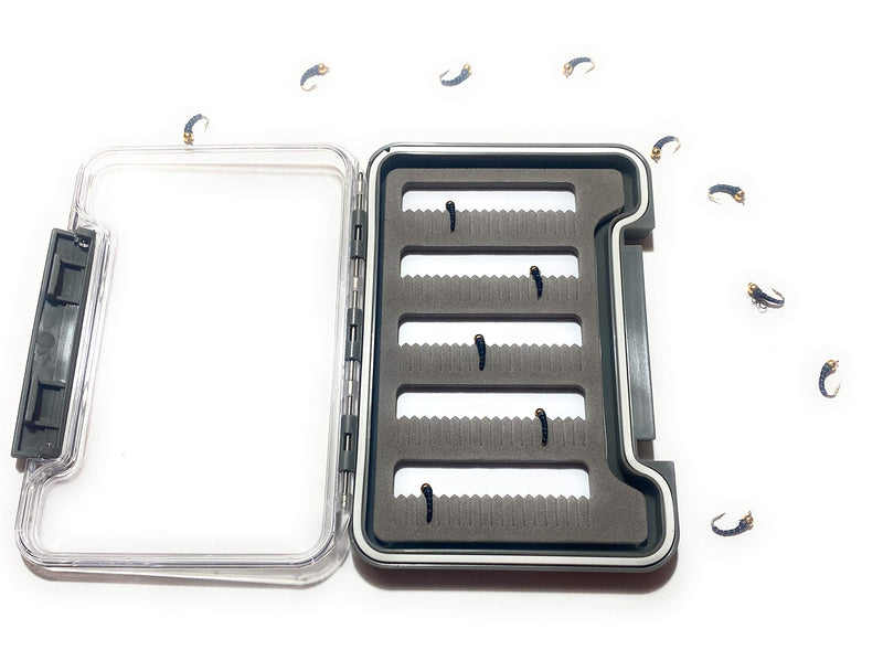 Lazy river road outfitters Slim Waterproof Fly Box 95 Fly Capacity - BeesActive Australia