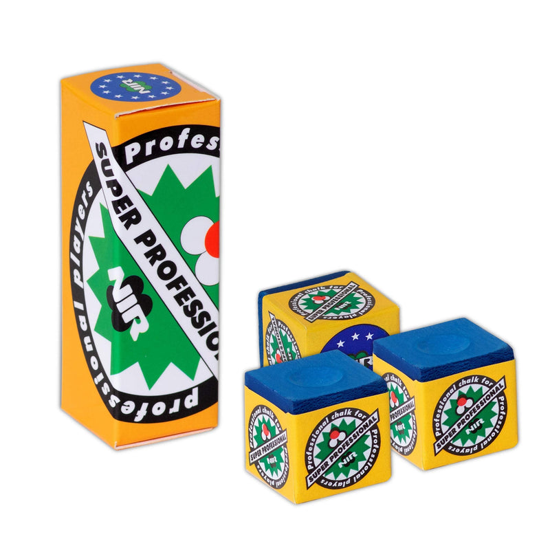 3 pcs of Longoni NIR Super Professional Pool Cue Billiard Chalk Available in Green and Blue Color - BeesActive Australia