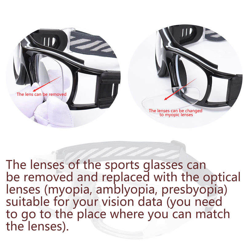 SooGree Basketball Goggles Anti Fog Protective Sports Goggles for Men Gray - BeesActive Australia