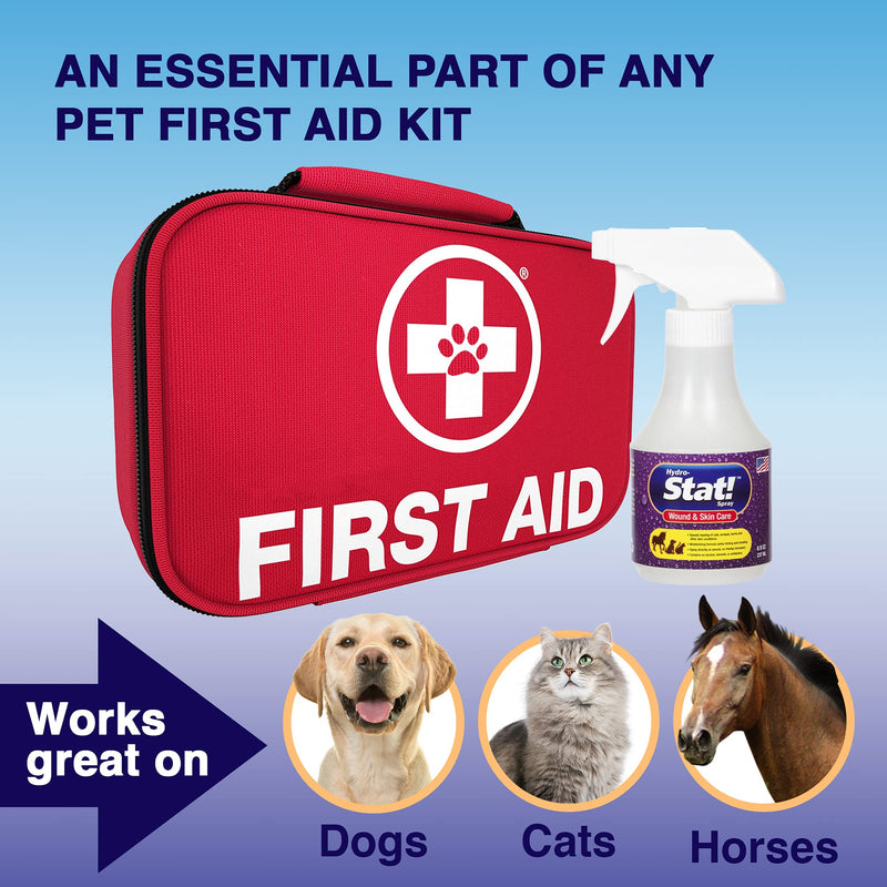 Stat! Spray Pet Wound & Skin Care | First-Aid Treatment for Dogs, Cats, Horses | Natural Plant Based Ingredients | Speeds Healing of Cuts, Burns, Hot Spots, Skin Allergies | Soothing Anti-Itch Formula 8 oz - BeesActive Australia