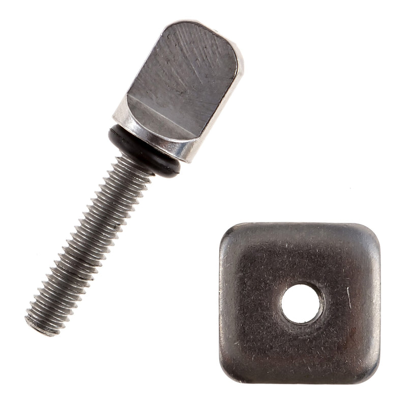 Santa Barbara Surfing SBS - No Tool Stainless Steel Fin Screw for Longboard and SUP - Choose 2 or 3 Pack 2 Pack - BeesActive Australia