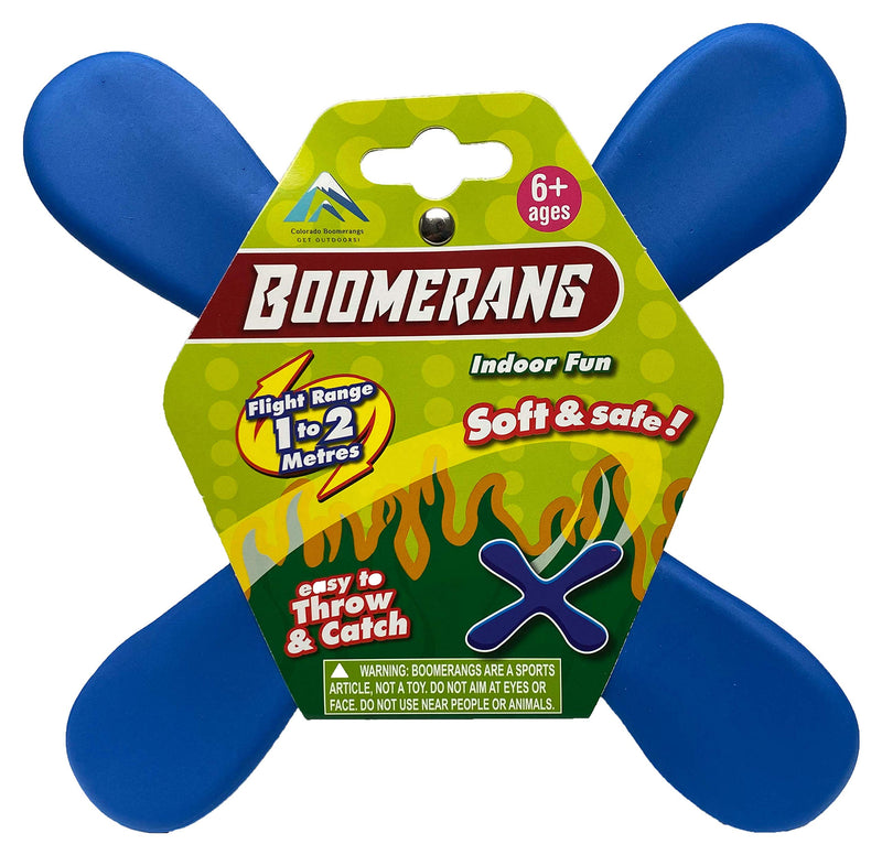 Indoor Boomerang 2 Pack - Great Beginner Boomerangs for Kids or Adults. Soft and Safe. - BeesActive Australia