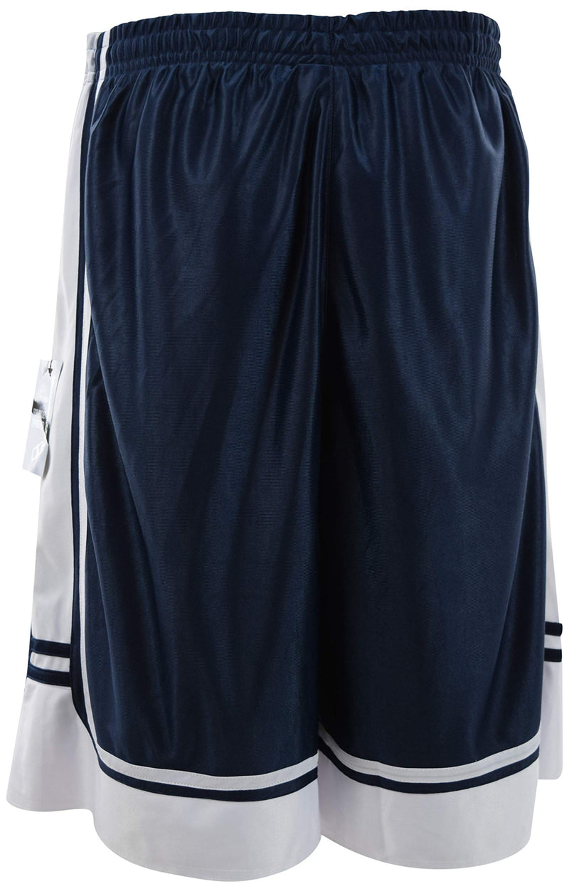 The JDP Co. Men's Athletic Gym Training Basketball Shorts Large 606-navy - BeesActive Australia