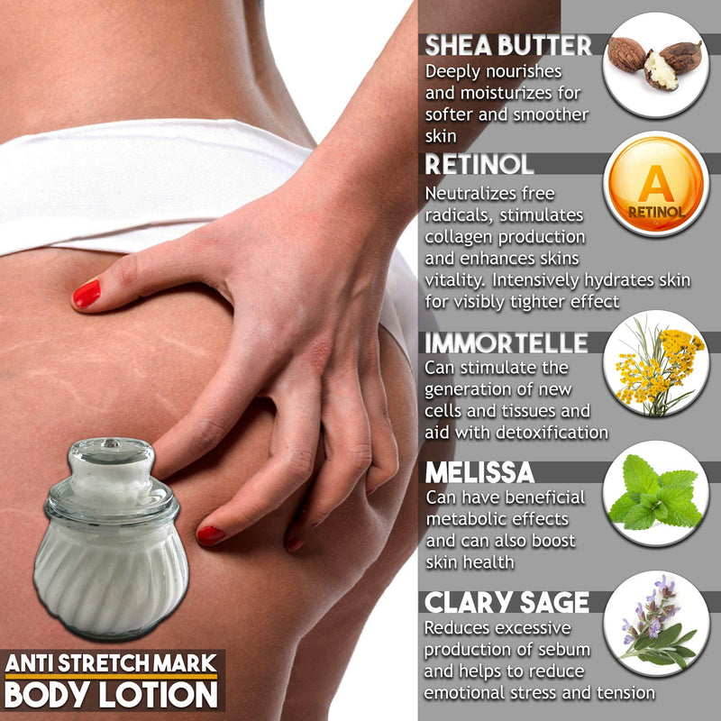 Anti Stretch Mark Body Lotion Extra Strong Formula Do not use during Pregnancy - BeesActive Australia