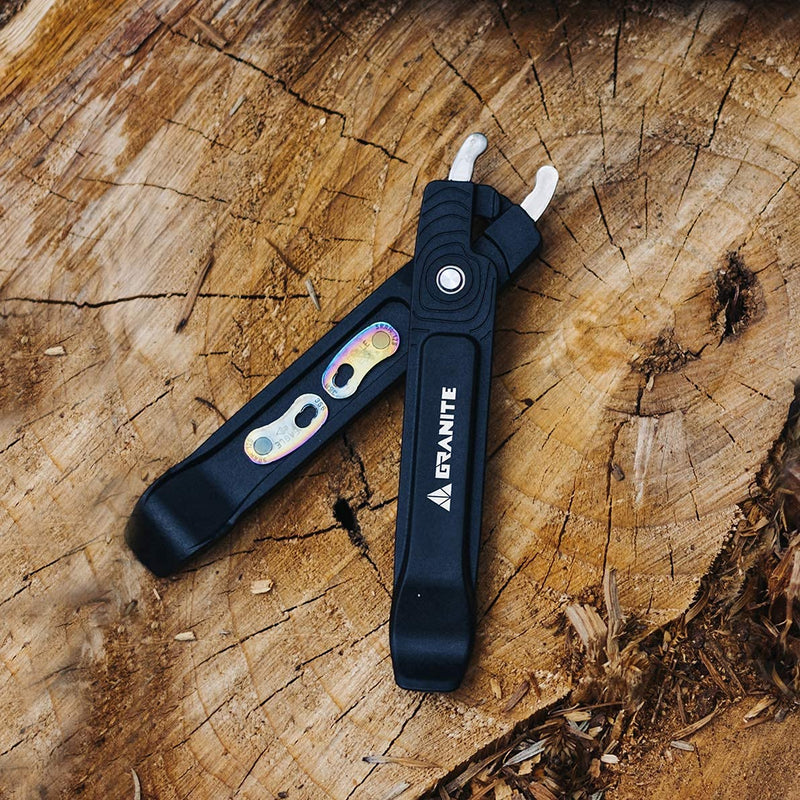 Granite Talon Tyre Levers with Master Link Pliers Function, Quick-Link Chain Removing Tool Black - BeesActive Australia