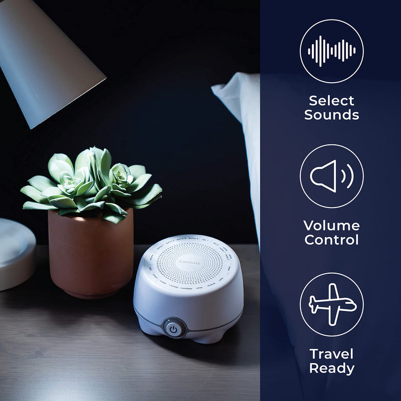 Marpac Yogasleep Whish White Noise Sound Machine 16 Natural Nature & Soothing Sounds with Volume Control, 1.3 kg, White - BeesActive Australia
