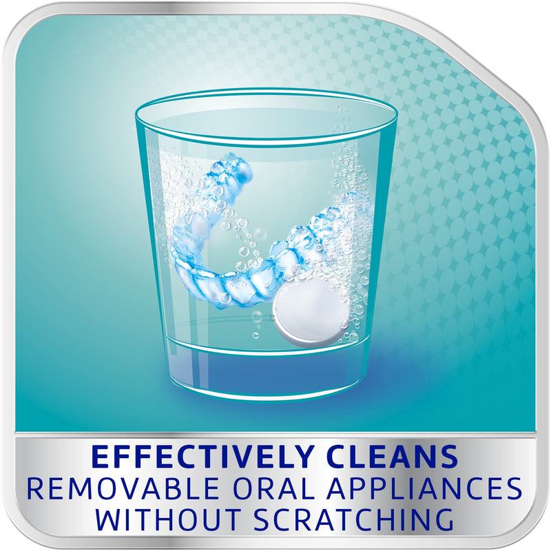 Poligrip Pro Guard Antibacterial Daily Dental Cleaner and Retainer 30 Tablets, 3 Pack - BeesActive Australia