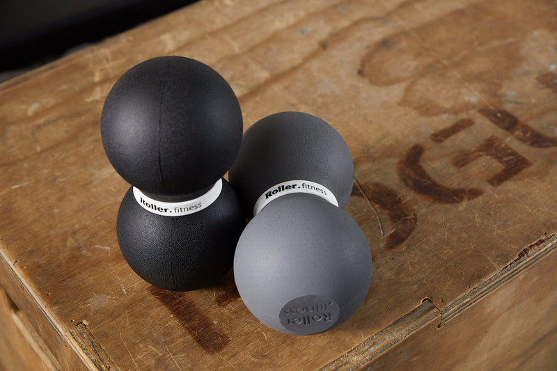 Roller Fitness Infinity Roller, Peanut Foam Roller, Large 8-Inch Double Massage Ball Exercise Roller (Gray - Standard) Gray - Standard - BeesActive Australia