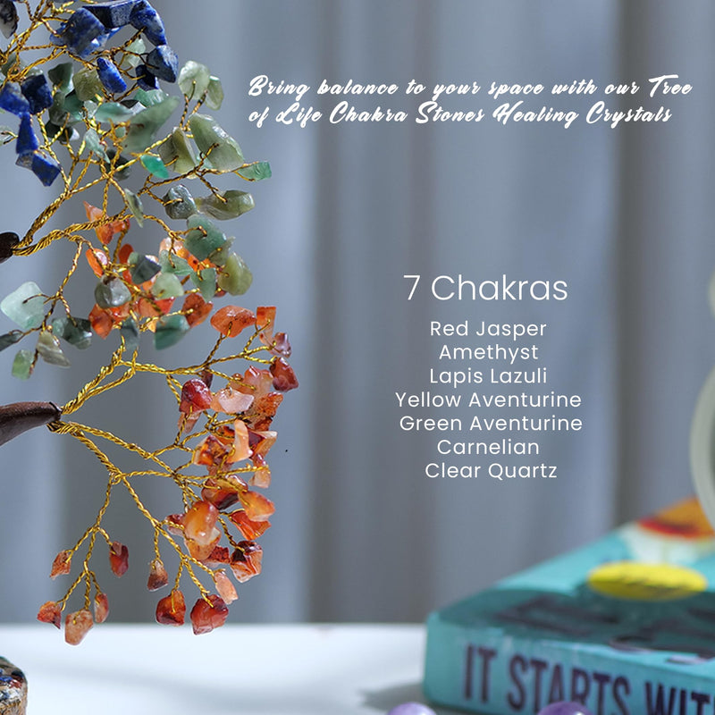 PYOR Chakra Crystal Tree, Gem Stones And Crystals, Spiritual Decor, Crystal Tree Of Life, Home Decor Gifts, Crystals Tree, Money Tree, Healing Crystal Gifts, Chakra Crystals, Crystals Gifts For Women Seven Chakra-gw - BeesActive Australia
