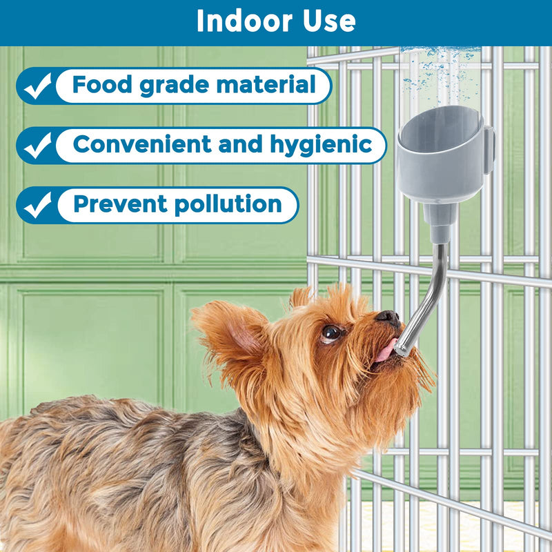 Vannon Top Fill Dog Water Bottle for Crate, Dog Water Dispenser for Cage, Pet Auto Feeding Water Bottle for Dogs & Rabbits, Leakproof, BPA Free, 23oz, [2022 New Upgraded] - BeesActive Australia