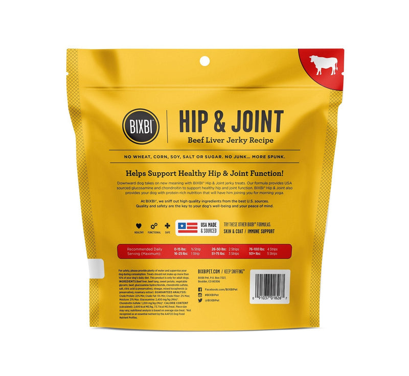 BIXBI Jerky Treats Parent Hip & Joint Support Beef Liver 12 Ounce (Pack of 1) - BeesActive Australia