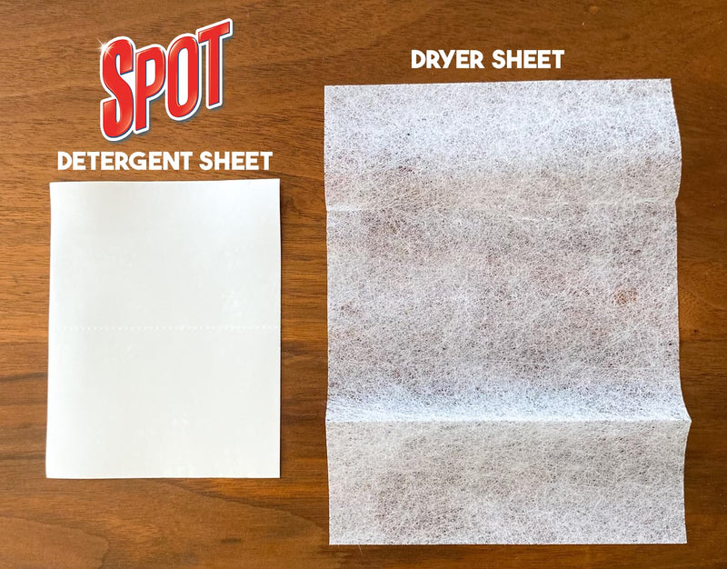 Spot Eco-Friendly Laundry Detergent Sheets - Fresh Linen Scent - 60 Loads - Made in Sweden - Plastic Free Packaging - Liquidless & Mess Free - No Spills - Travel Laundry Detergent - BeesActive Australia