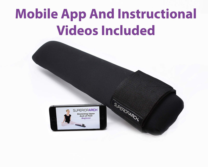 SuperiorArch Superior Arch Foot Stretcher for Ballet and Gymnastics Black - BeesActive Australia