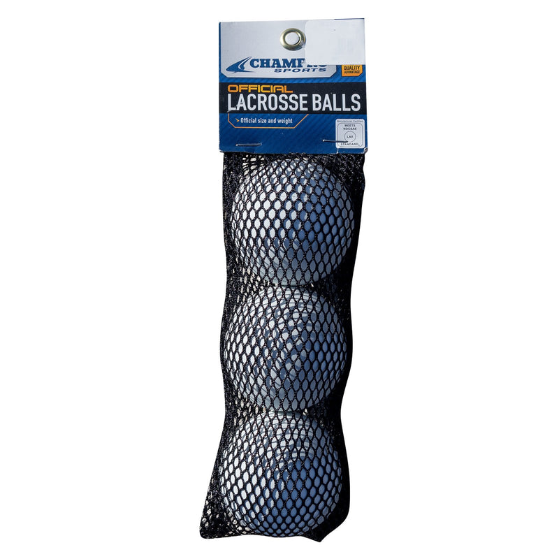 [AUSTRALIA] - Champro NOCSAE Lacrosse Balls - Multi-Packs 3 Pack White 