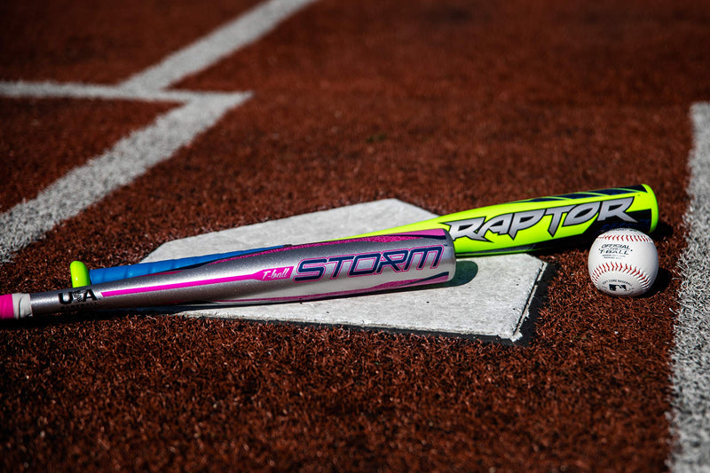 [AUSTRALIA] - Rawlings Raptor & Remix Youth USA Tball Bat Series (-12 Dropweight) Raptor - Blue/Green/Black 24 inch 