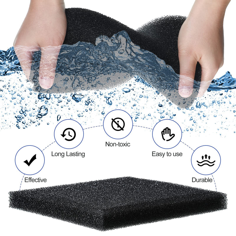 3 Pieces Aquarium Sponge Filter Bio Sponge Filter Pad Cut to Fit Foam for Aquarium Fish Tank Open Cell Foam Sheet Filter Foam Sponges - BeesActive Australia