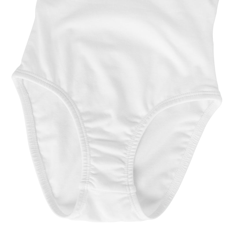 [AUSTRALIA] - Dancina Flutter Short Sleeve Leotard for Girls 4 White 