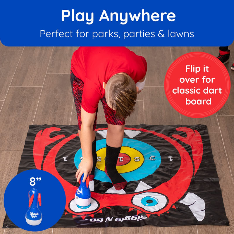 Giggle N Go Flarts Lawn Darts Outdoor Games for Family Our Lawn Games for Kids - Quality Backyard Games for Adults and Kids - Our Inflatable Dart Games are Safe Indoor Outdoor Games for Kids MONSTER THEME - BeesActive Australia