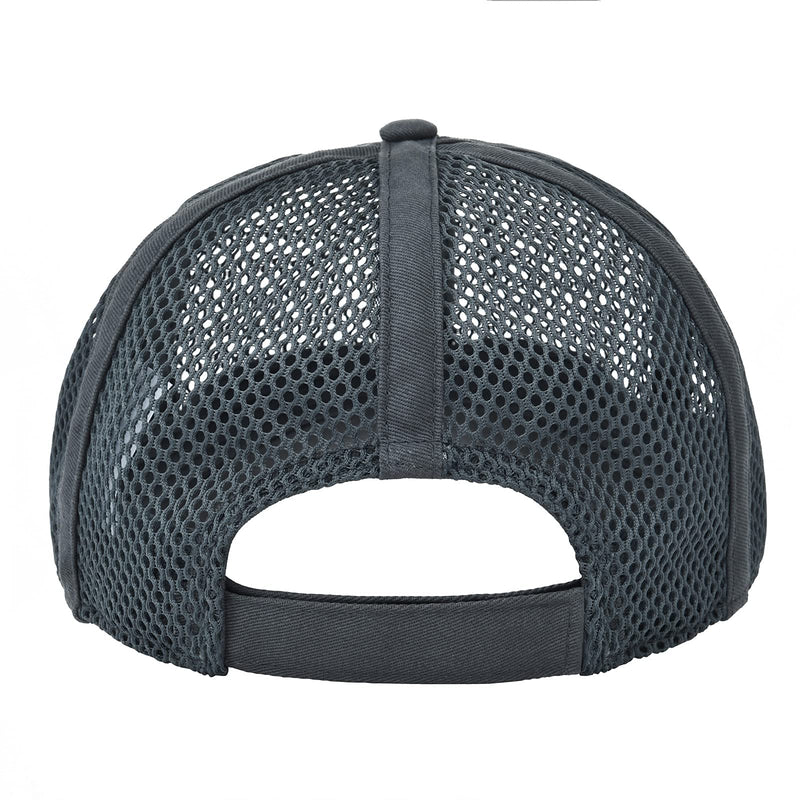 FEICUI Men Mesh Trucker Baseball Cap Adjustable 6-Panel Hat Outdoor Sports Wear 7 1/4-7 1/2 Grey - BeesActive Australia