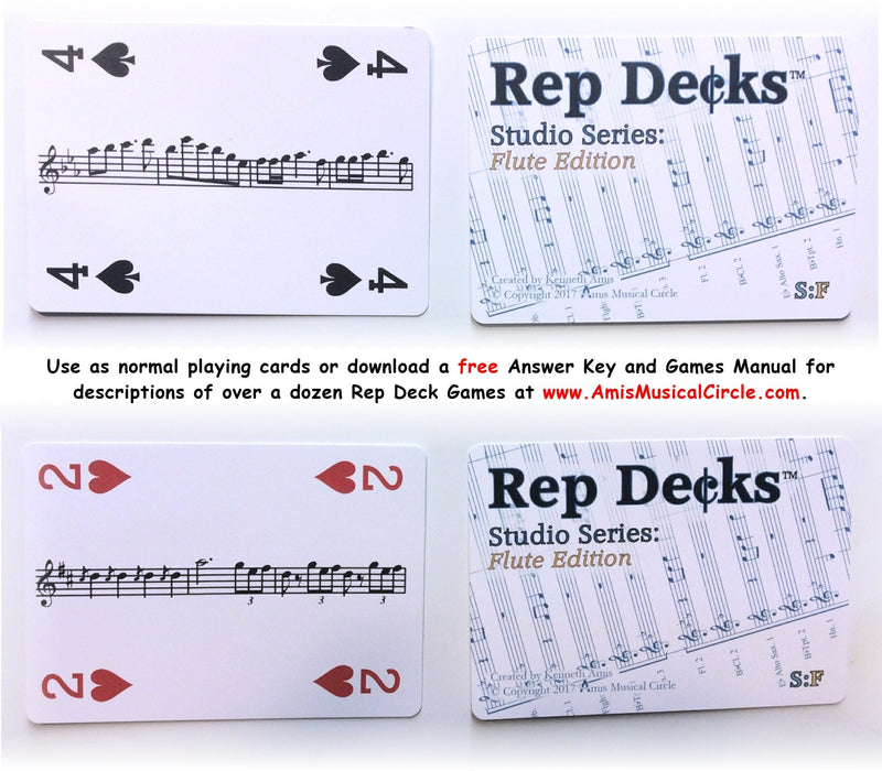 Rep Decks - Studio Series: Flute Edition - BeesActive Australia