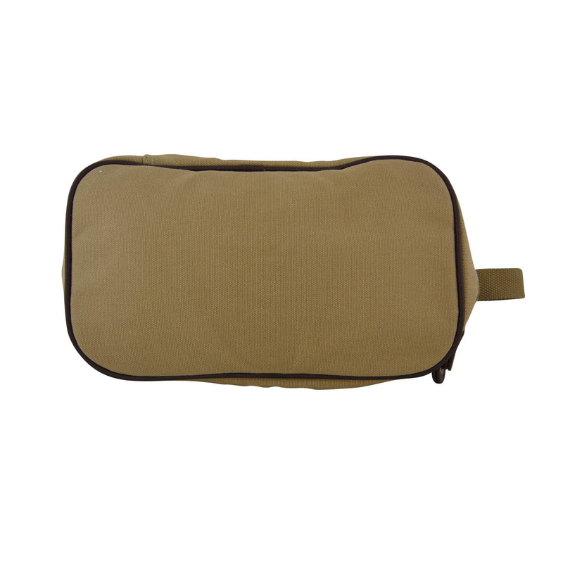 ZEP-PRO Khaki Canvas Concho Toiletry Bag Alabama Crimson Tide One Size - BeesActive Australia