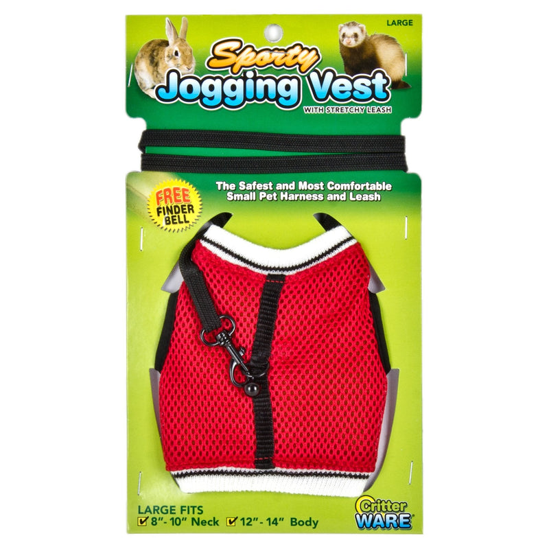 Ware Manufacturing Nylon Walk-N-Vest Pet Harness and Leash for Small Pets Large - BeesActive Australia