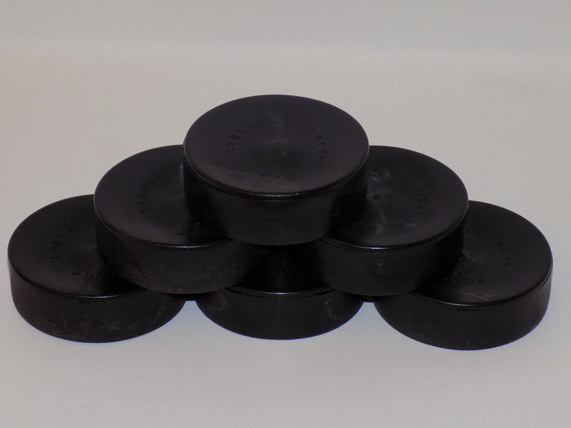 [AUSTRALIA] - Mylec Practice Hockey Puck, Black (Pack of 6) 