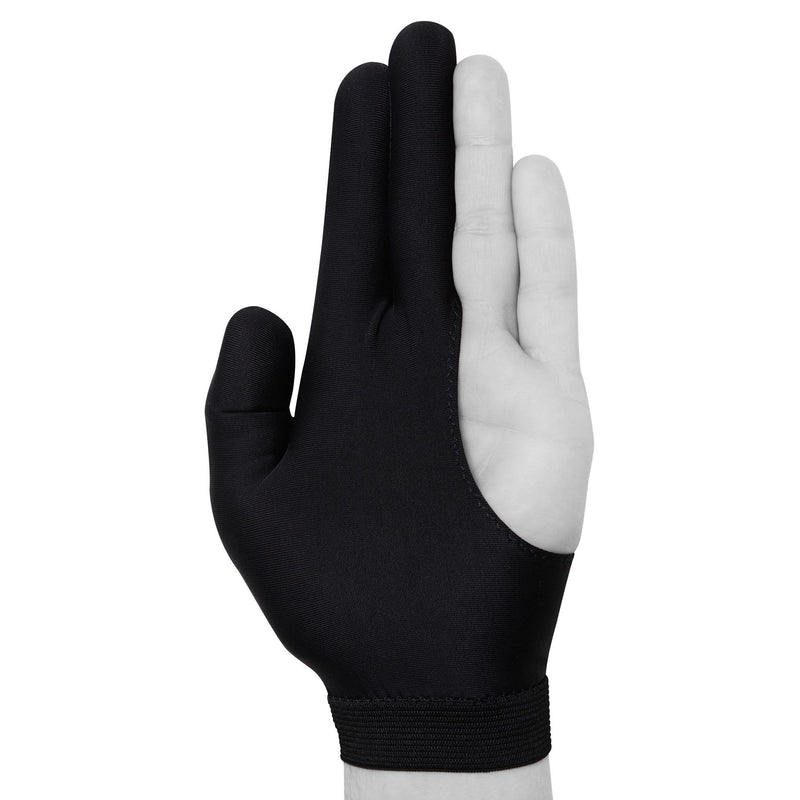 Billiard Pool Cue Glove by Fortuna - Classic - Fits Either Hand - Black Small - BeesActive Australia