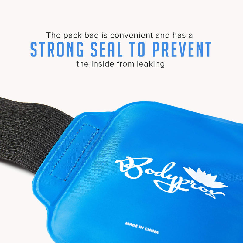 Pain Relief Ice Pack with Strap for Hot & Cold Therapy, Microwave Heat Pad for Back Shoulder, Neck, Waist, Calves and Hip - BeesActive Australia