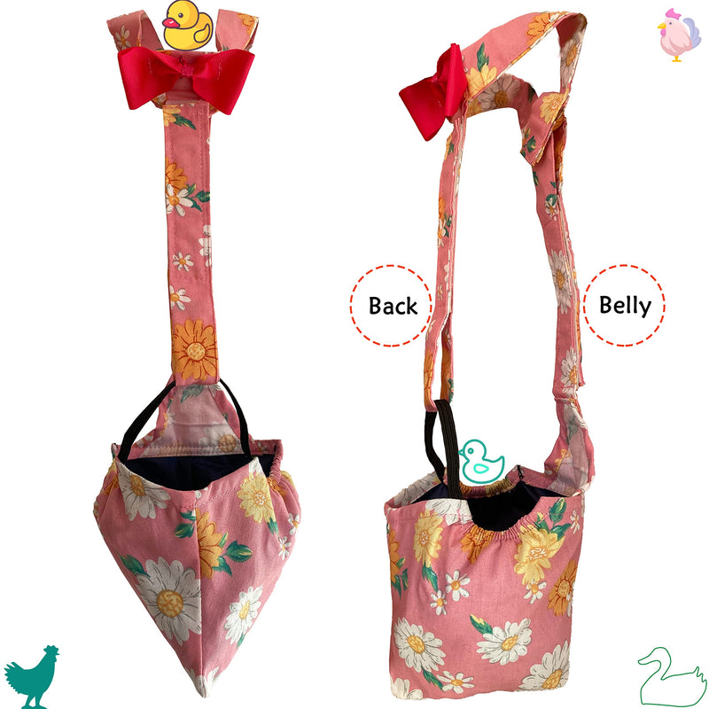 PIEITI Chicken Diapers for Hens - Duck Diapers for Real Ducks Goose Chicken Accessories Poultry Pink Large - BeesActive Australia