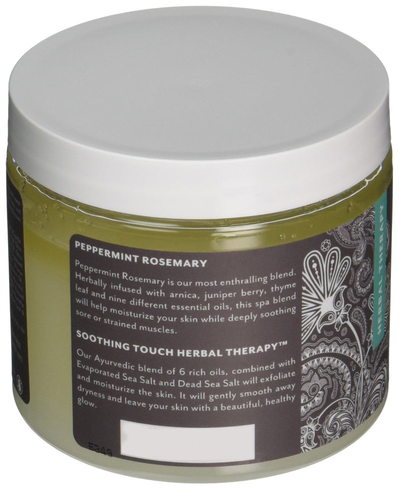 Soothing Touch Herbal Salt Scrub, Peppermint Rosemary - 20 Oz - BeesActive Australia