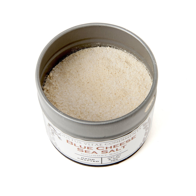 Blue Cheese Sea Salt - Gourmet Infused Sea Salt - Craft Seasoning - Non GMO - Magnetic Tin - Gourmet Seasoning - 2.7oz - Crafted in Small Batches by Gustus Vitae - #16 - BeesActive Australia