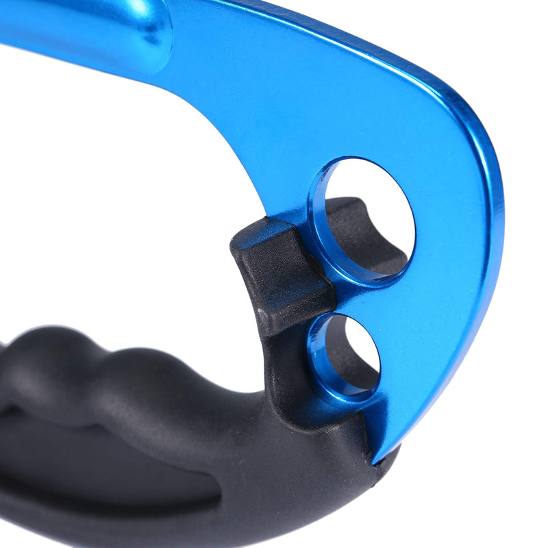 WILDKEN Climbing Hand Ascender Outdoor Mountaineering Tree Arborist Climbing Rappelling Equip Hand Ascender for 8-12MM Rope Left Right Hand Ascender Blue 2 - Right - BeesActive Australia