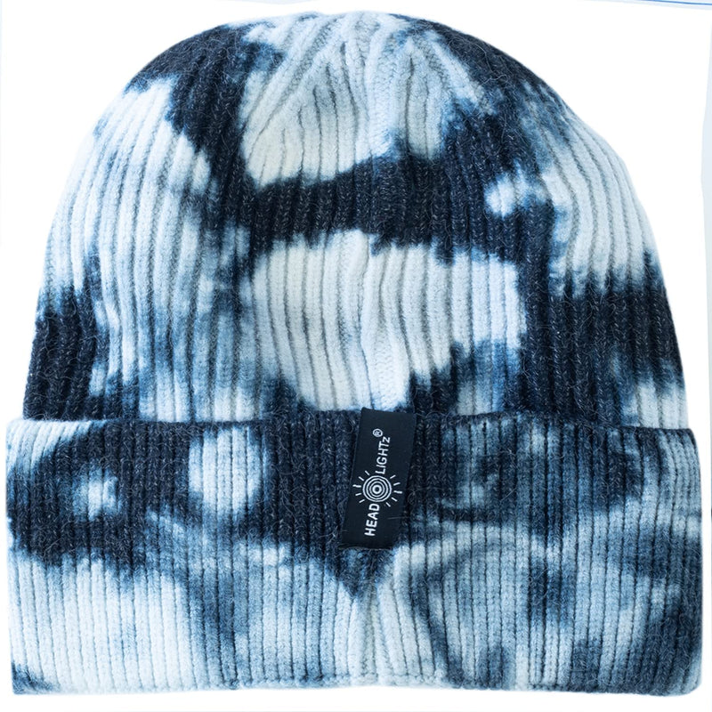 HEAD LIGHTZ Beanie with Light, Warm Knit Hat for Winter Safety, Unisex LED Hat Light Fits Most Men, Women and Kids, LED Beanie Hat Flashlight Stocking Cap Headlamp, Head Light for Outdoor Dog Walking - BeesActive Australia