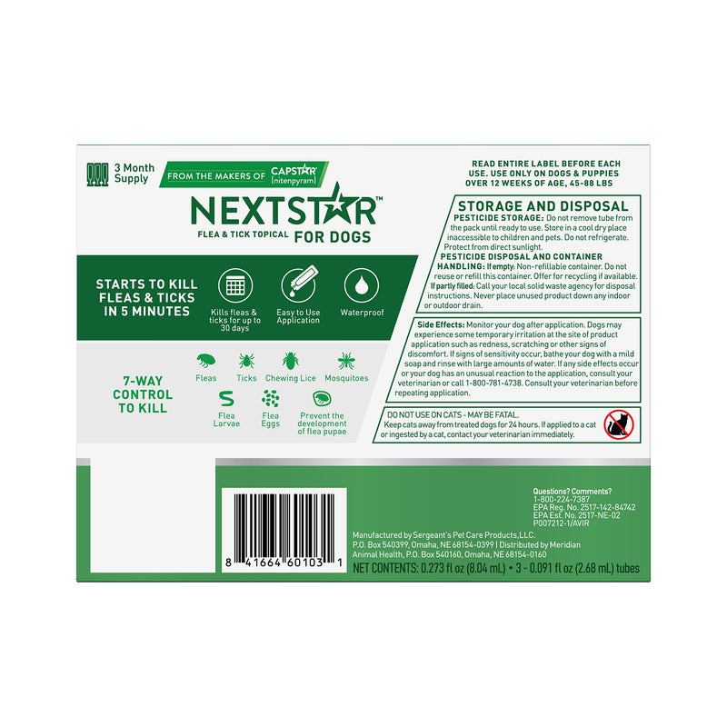 NEXTSTAR Flea & Tick Topical Prevention for Dogs Large Dogs (45-88 lbs) - BeesActive Australia