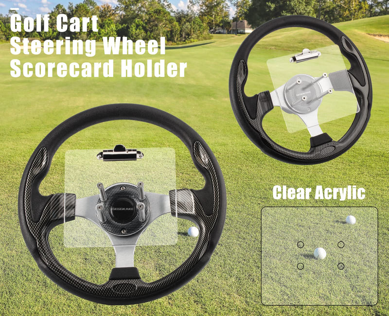 Geggkake Golf Cart Scorecard Holder for Club Car EZGO Yamaha Golf Cart Steering Wheels. - BeesActive Australia