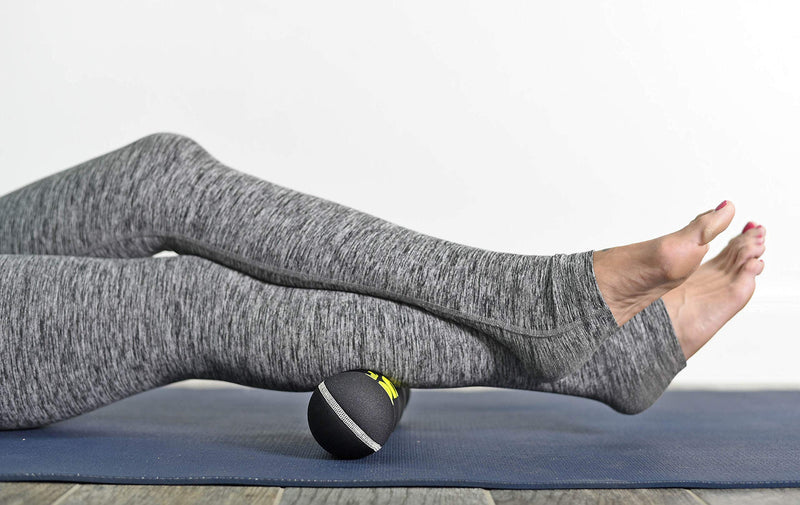 The Original Worm-Combines Massage Balls & Foam Roller for Neck, feet, Back, Shins, Calves, Hips, Glutes. Portable. Great Travel Roller for Plane and car. Easy to use. Black Small-6.3 - BeesActive Australia