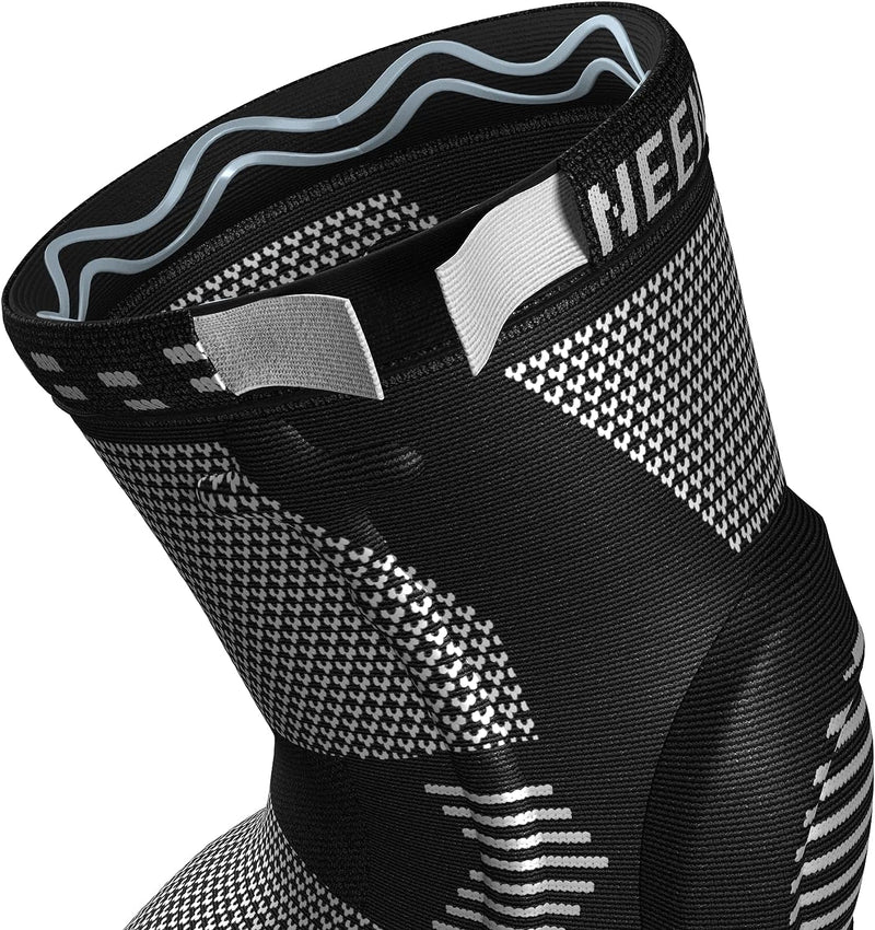NEENCA Knee Brace for Knee Pain Relief, Compression Knee Sleeve with Patella Gel Pad & Side Stabilizers, Knee Support for Men Women, Meniscus Tear, Arthritis, Joint Pain, ACL, PCL,MCL, Runner, Workout Large Black - BeesActive Australia