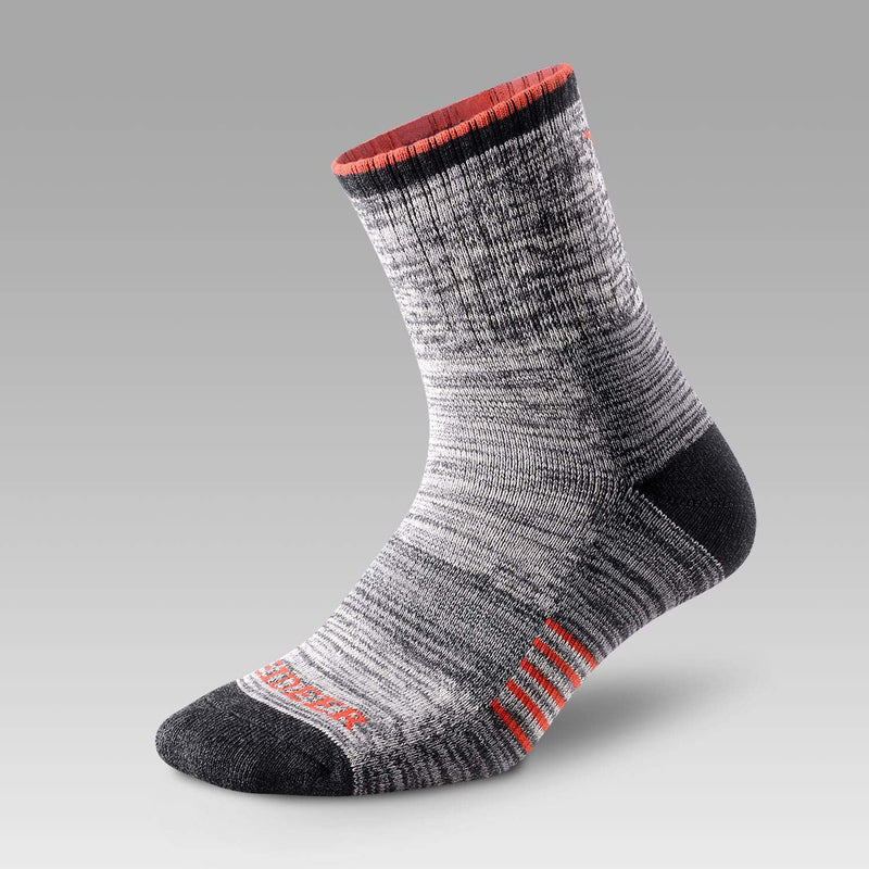Men's Hiking Walking Socks, FEIDEER Multi-pack Wicking Cushioned Outdoor Recreation Crew Socks Black/Gray/Light Khaki/Coffee/Blue 10-13 - BeesActive Australia