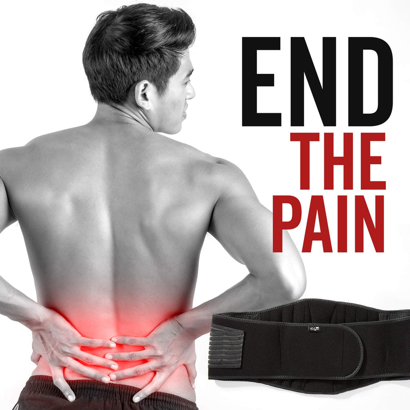 Lumbar Support Back Brace for Men and Women (Regular 28" - 50") Regular 28" - 50" - BeesActive Australia