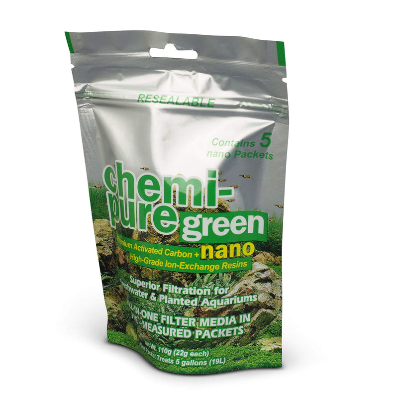 Boyd Enterprises CPGNnano5 Chemi-Pure Green Nano 5 Pack Aquarium Filtration 110 G - BeesActive Australia