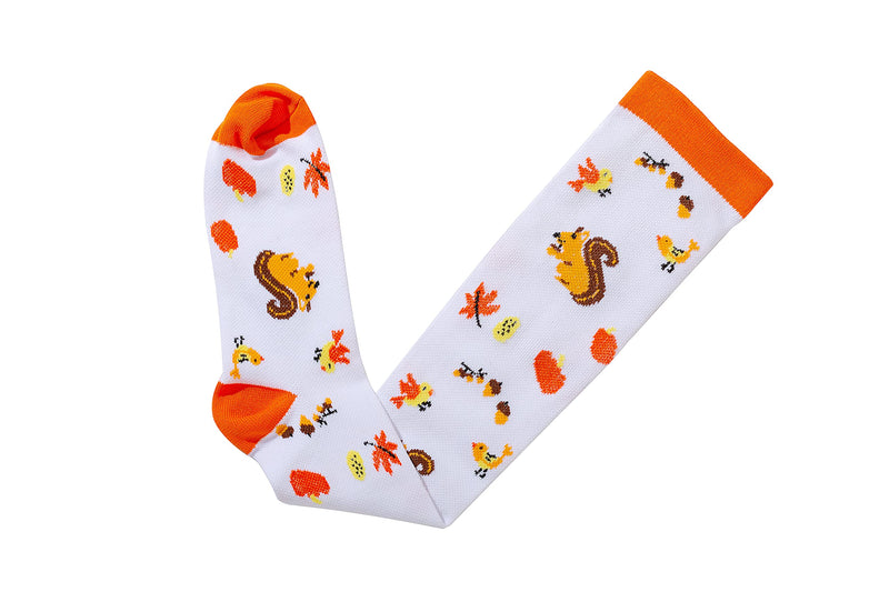 LEOSTEP Socks for Men & Women (4Pair) Non-Slip Long Tube Stocking Ideal for Running,Nurse,Travel,Flight, Pregnancy S-M Insect - BeesActive Australia