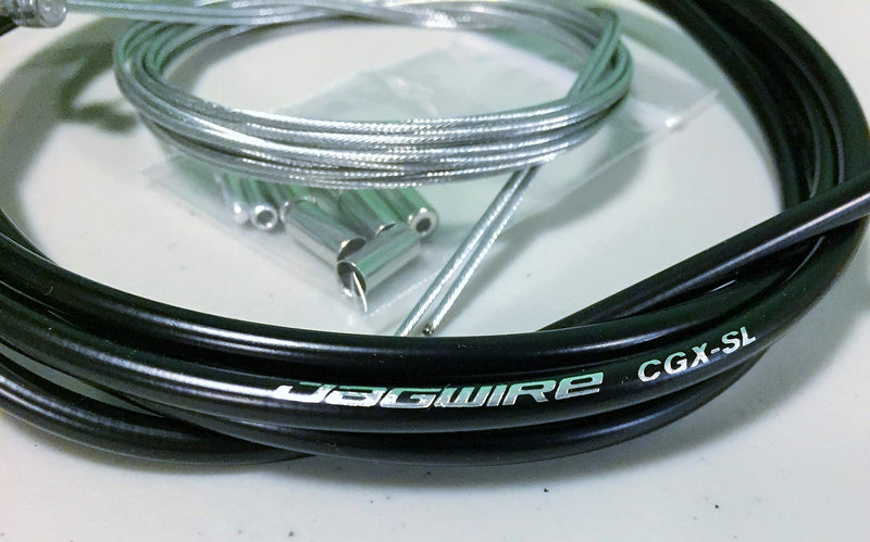 Jagwire Road Shop KIT - Complete Brake & Shifter Cable and Housing Kit- Black - SRAM/Shimano - BeesActive Australia