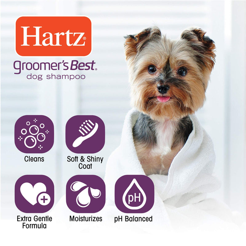 Hartz Groomer's Best Dog Shampoo For All Pet Washing Needs and All Life Stages OATMEAL 18 oz - BeesActive Australia