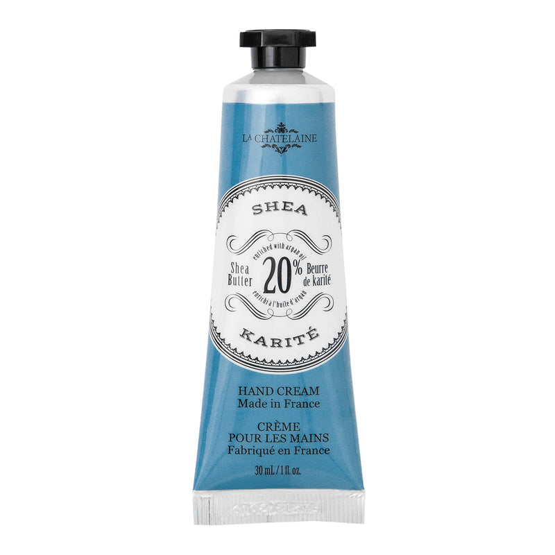 La Chatelaine Hand Cream Aqua Trio Tin Gift Set | Ready-To-Give | Plant-Based | Made in France with 20% Organic Shea Butter | Nourishing & Moisturizing | 3 x 1 fl oz (Shea, Coconut Milk, Sweet Almond) 1 Fl Oz (Pack of 3) - BeesActive Australia