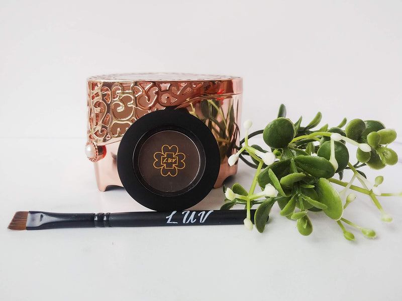 LUV+CO Natural Brow Pomade, Dark Brown - BeesActive Australia